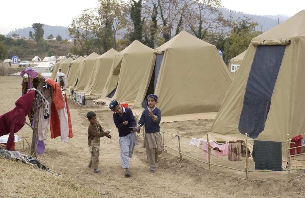 パキスタンのテント