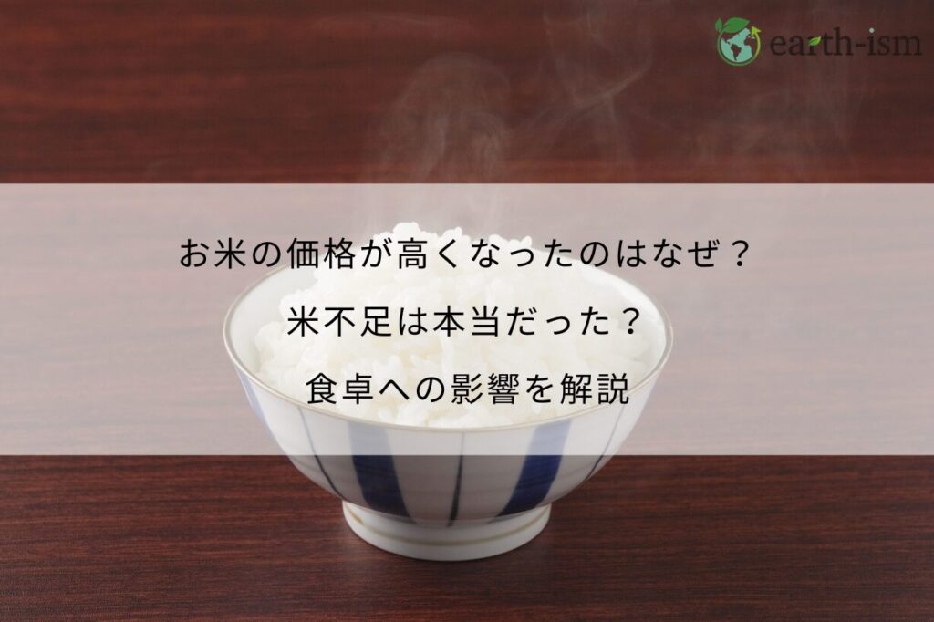 お米の価格が高くなったのはなぜ？米不足は本当だった？食卓への影響を解説