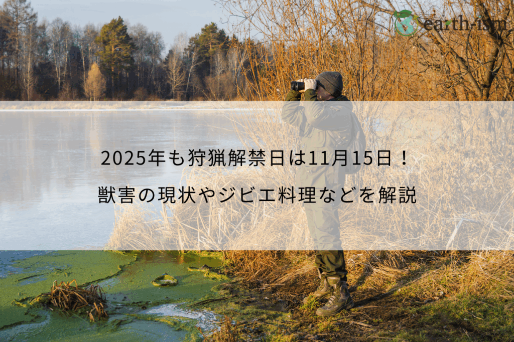 2025年も狩猟解禁日は11月15日！獣害の現状やジビエ料理などを解説