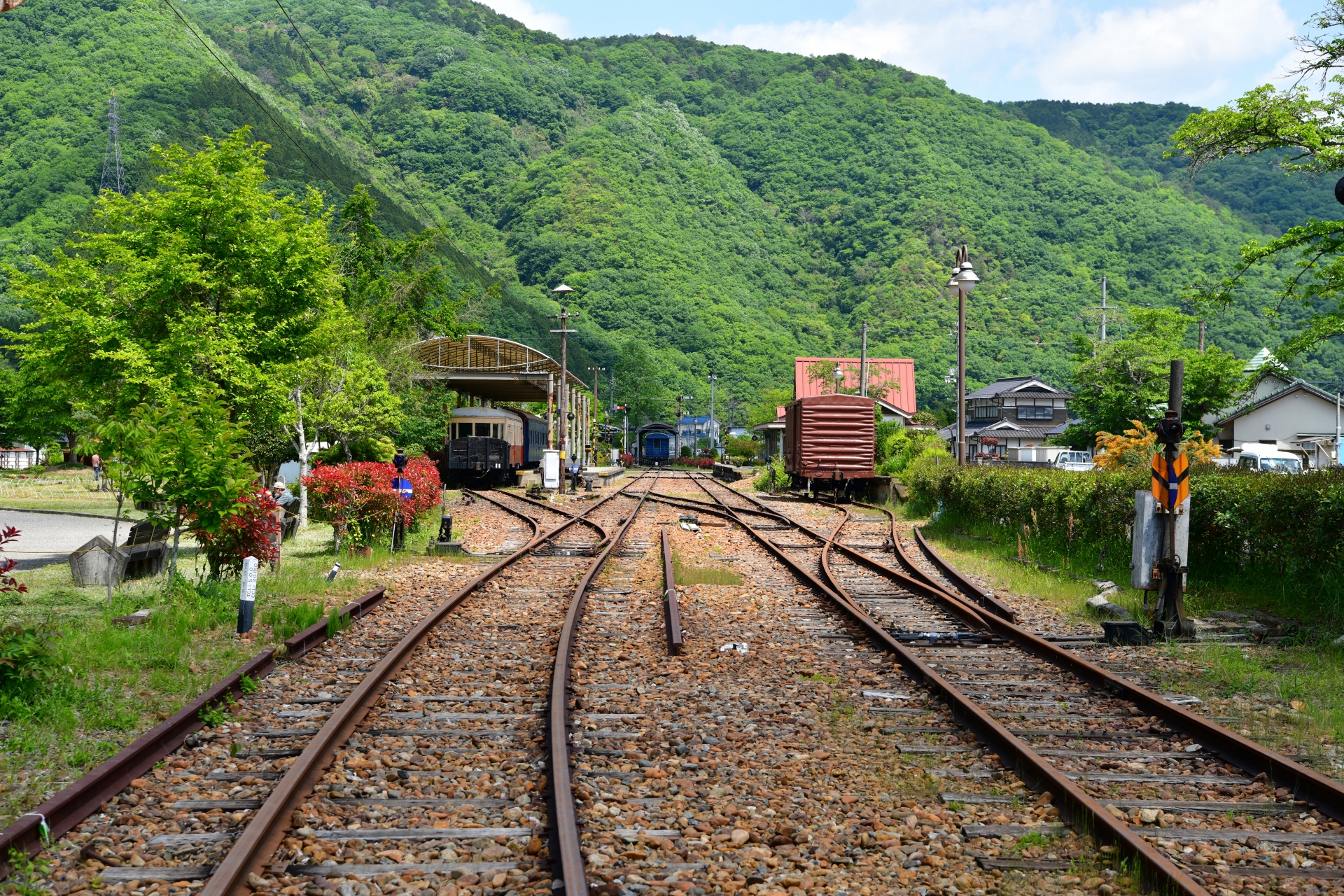 旧片上鉄道・柵原ふれあい鉱山公園（岡山県美咲町）