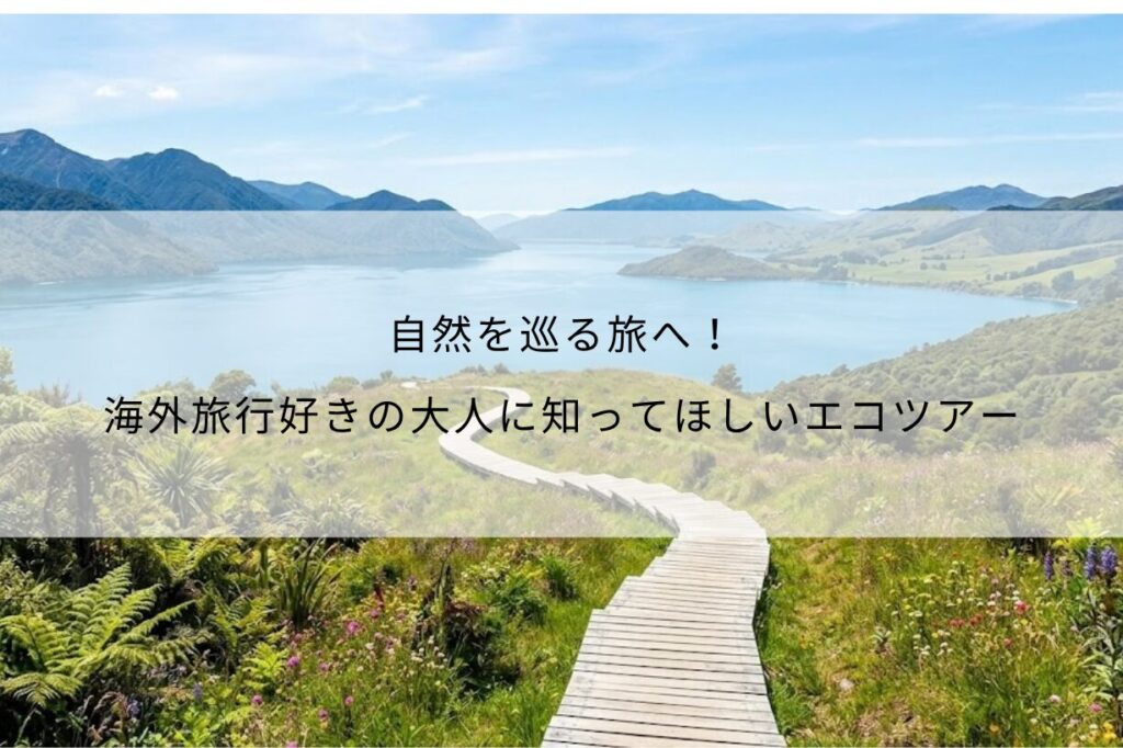 自然をめぐる旅へ！海外旅行好きの大人に知ってほしいエコツアー